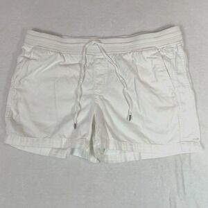 Orvis Women's Classic Collection White Drawstring‎ Shorts Size XXL
